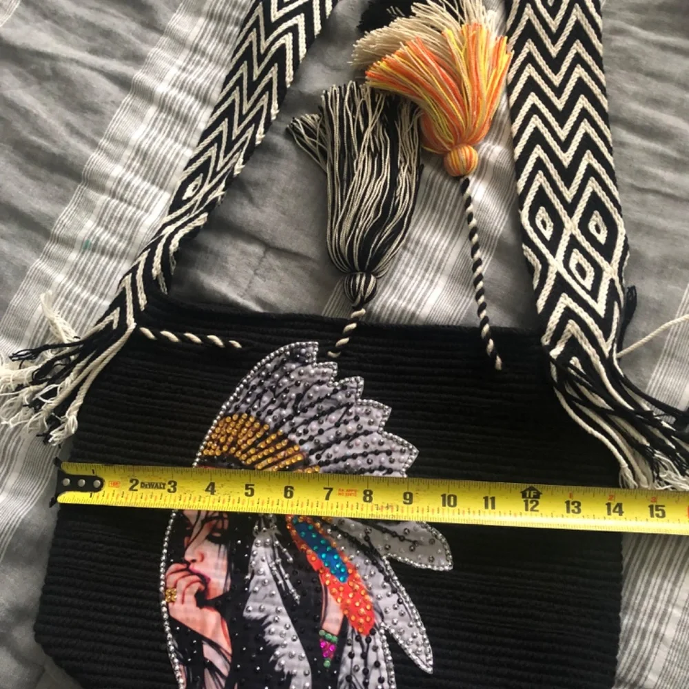 Wayuu bag/ New collection 🤩/ Handmade women's bag/ Native girl/ Size L. - Picture 3 of 6